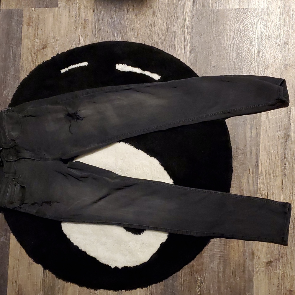Hollister Men's Stacked Skinny jeans (Black)